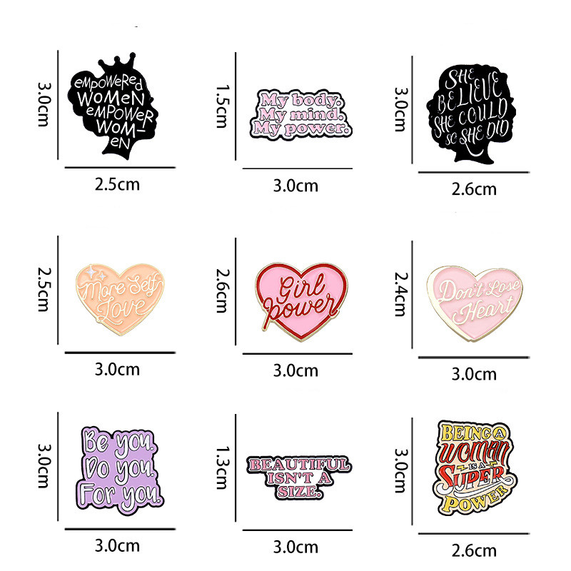Fashion Letter Heart Shape Alloy Plating Unisex Brooches display picture 6