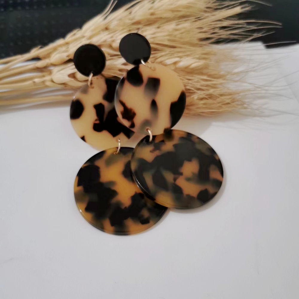 Fashion Leopard Acetic Acid Sheets Women's Drop Earrings 1 Pair display picture 5