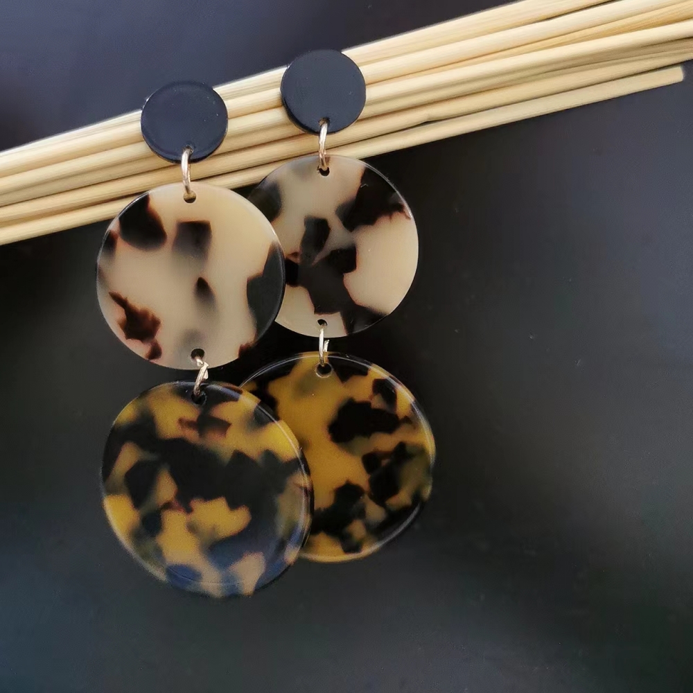 Fashion Leopard Acetic Acid Sheets Women's Drop Earrings 1 Pair display picture 4