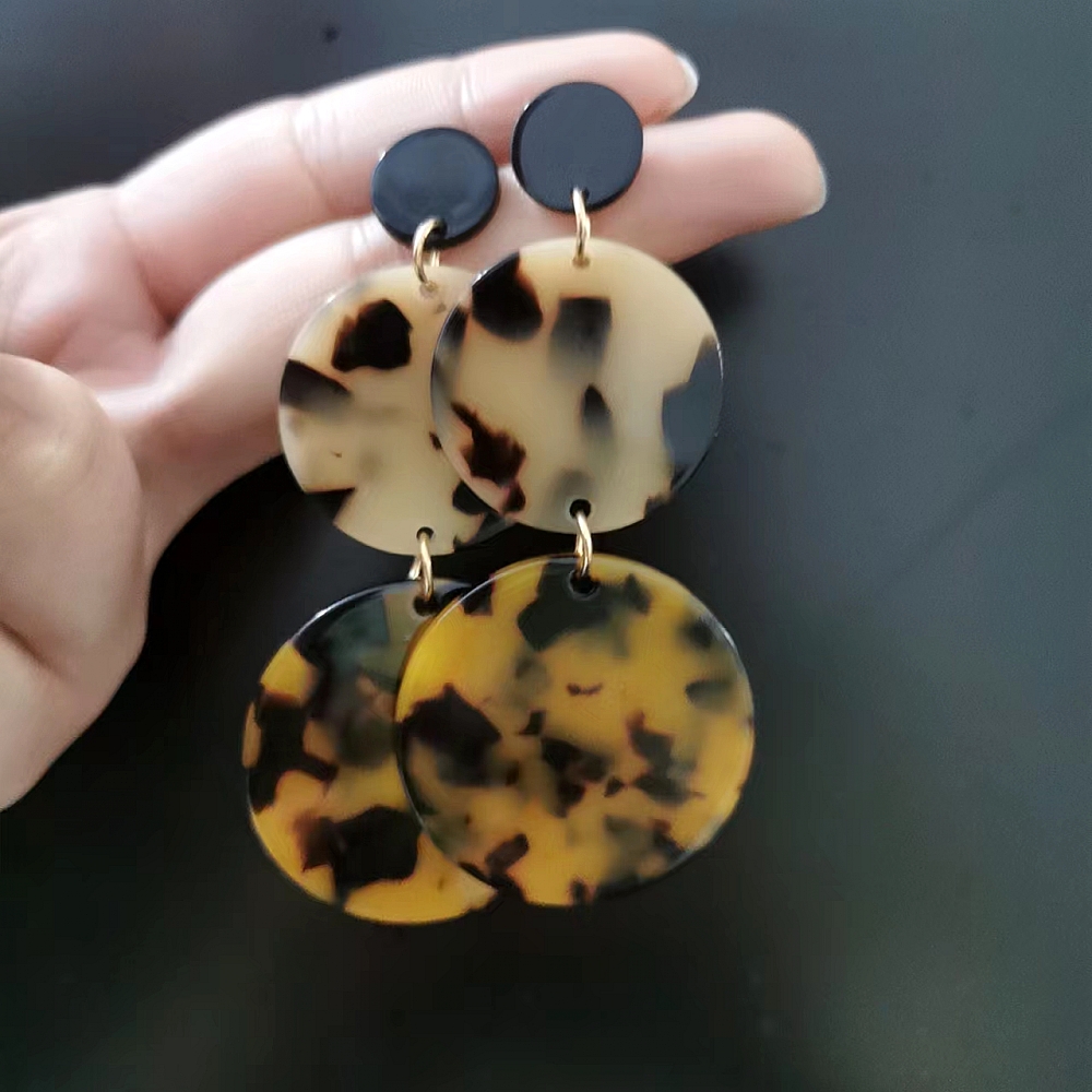 Fashion Leopard Acetic Acid Sheets Women's Drop Earrings 1 Pair display picture 6