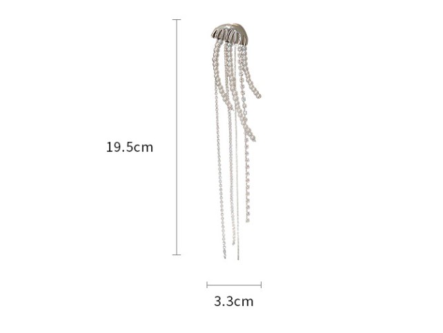 Fashion Animal Alloy Tassel Pearl Inlay Rhinestones Women's Brooches display picture 5