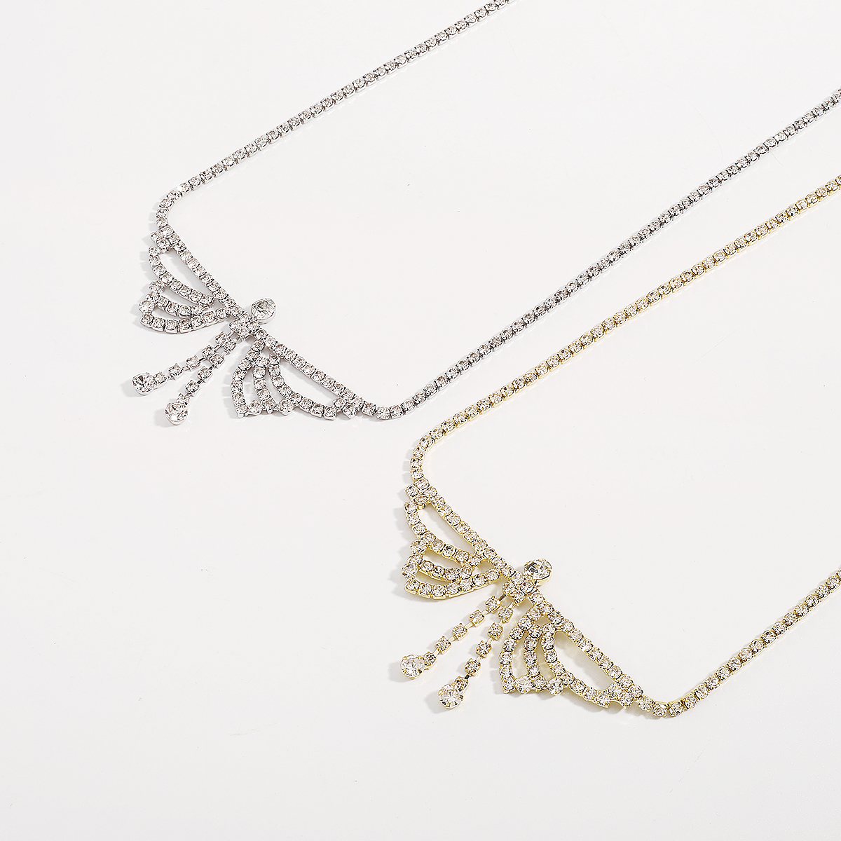 1 Piece Sexy Butterfly Alloy Plating Artificial Rhinestones Women's Waist Chain display picture 7