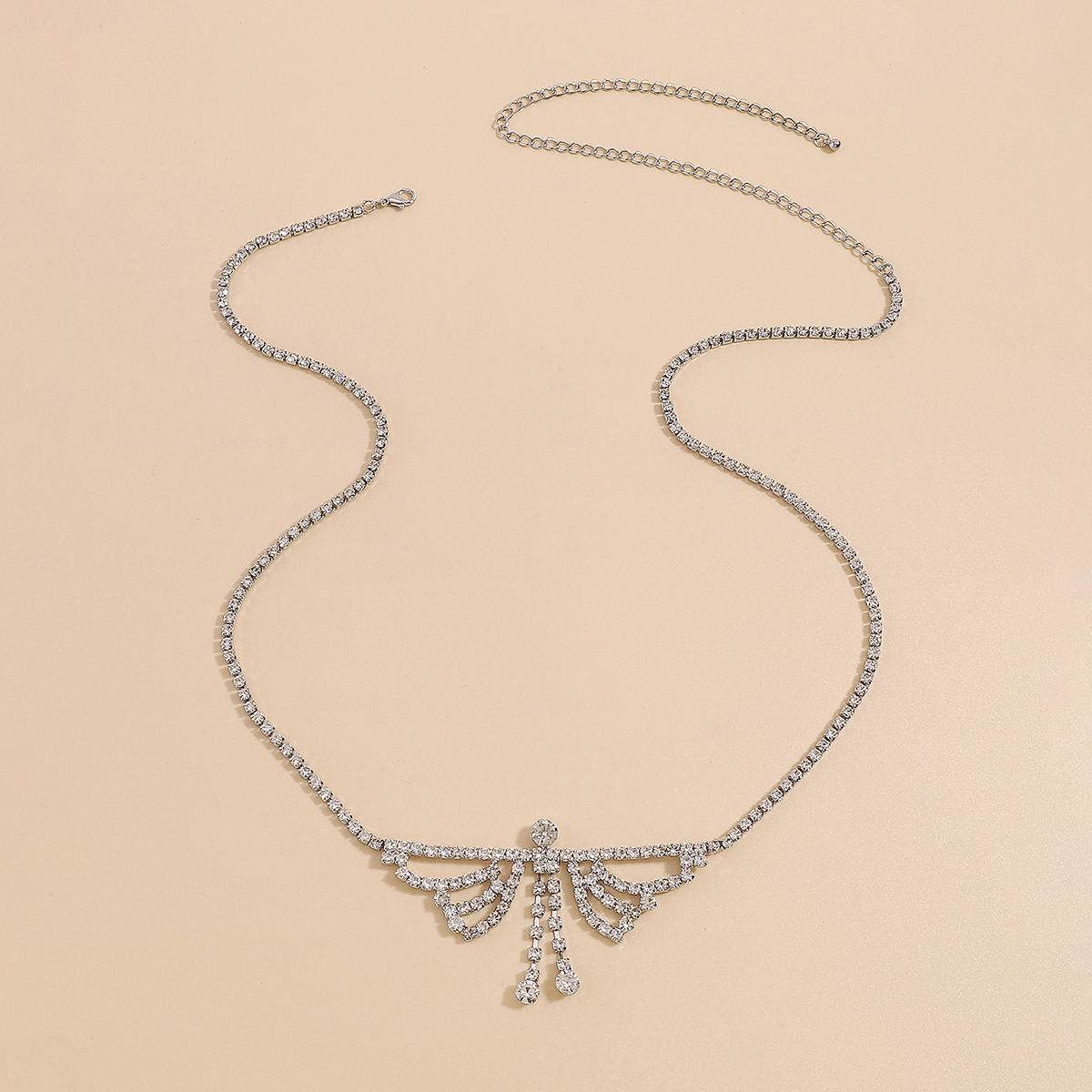 1 Piece Sexy Butterfly Alloy Plating Artificial Rhinestones Women's Waist Chain display picture 11