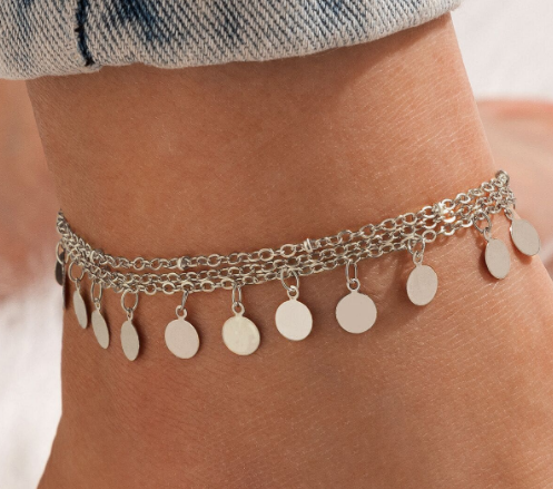 Fashion Round Alloy Women's Anklet display picture 1