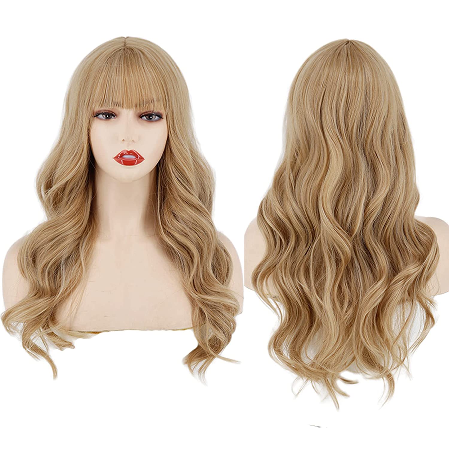 Fashion Long Big Wave Chemical Fiber Wig Head Cover Wholesale display picture 2