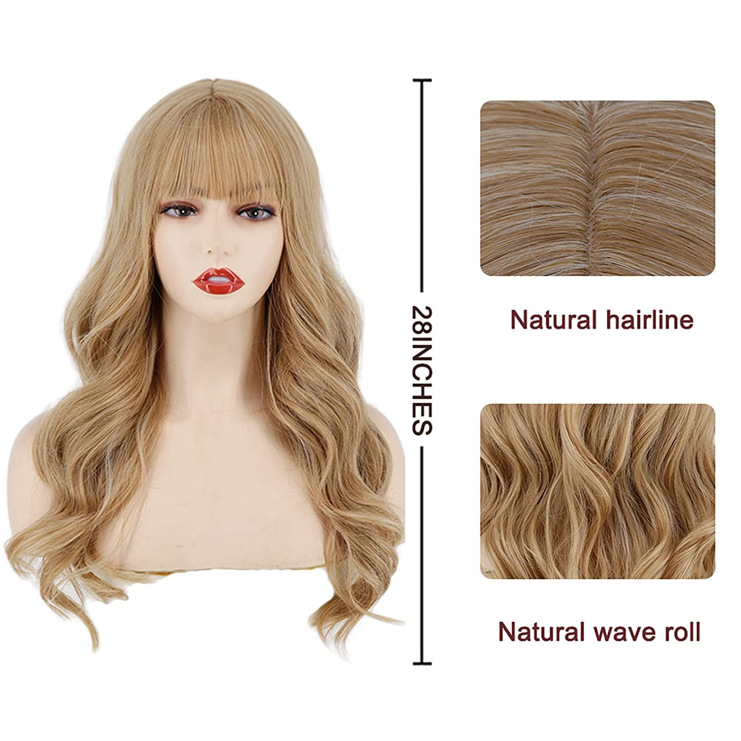 Fashion Long Big Wave Chemical Fiber Wig Head Cover Wholesale display picture 4