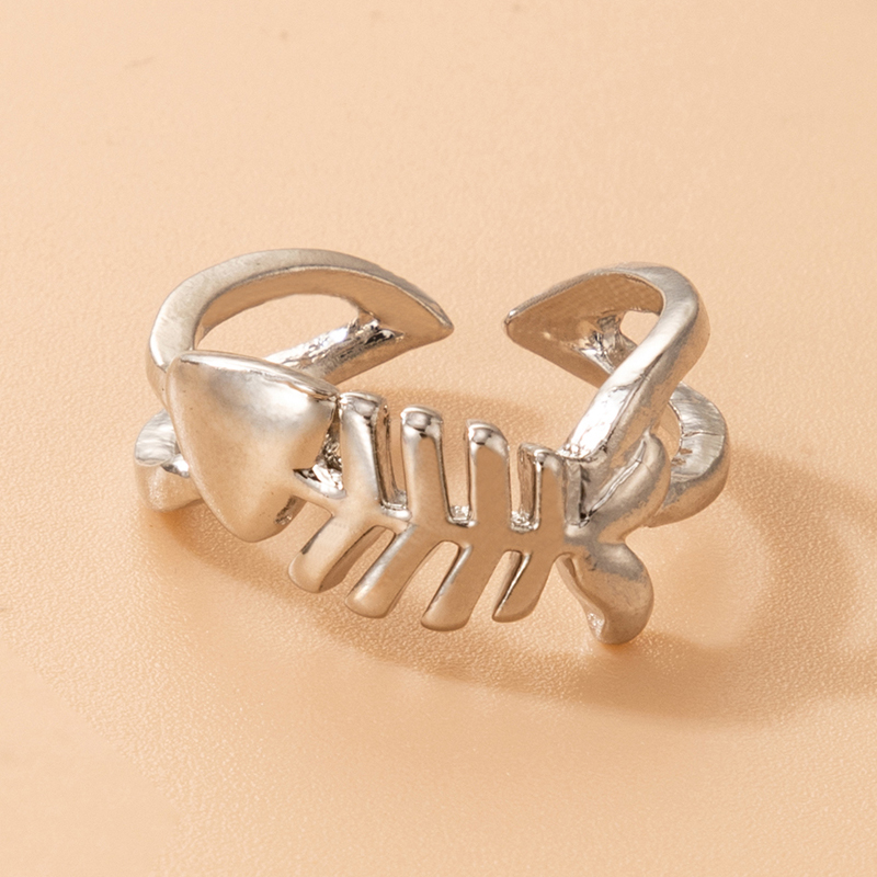 Exaggerated Retro Alloy Animal Lion Alloy Ring display picture 27