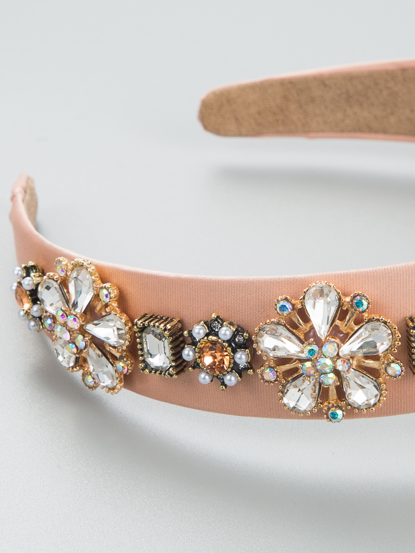 Spring New Gorgeous Baroque Diamond Headband display picture 3
