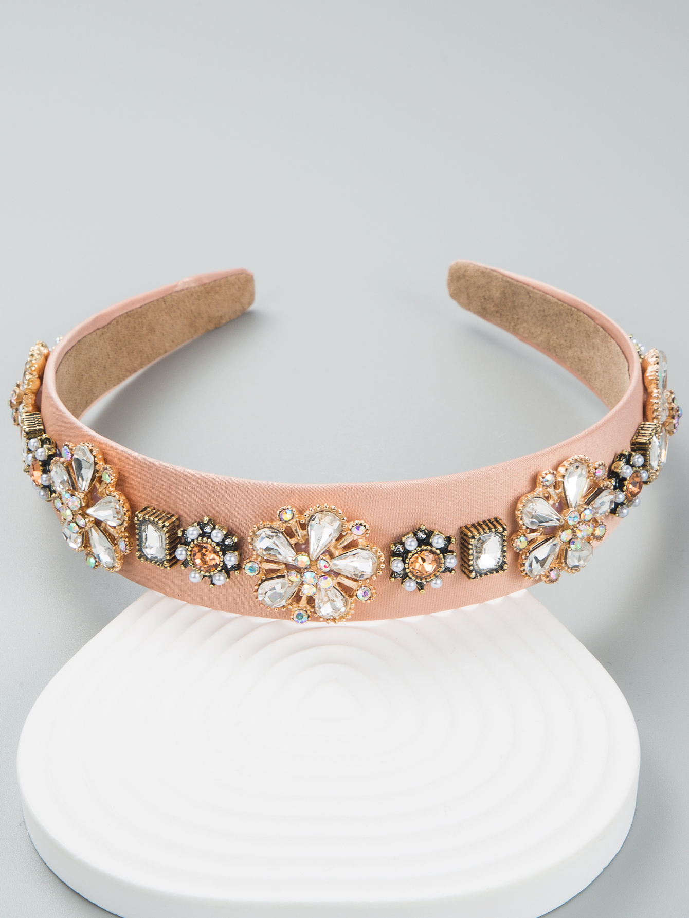 Spring New Gorgeous Baroque Diamond Headband display picture 6