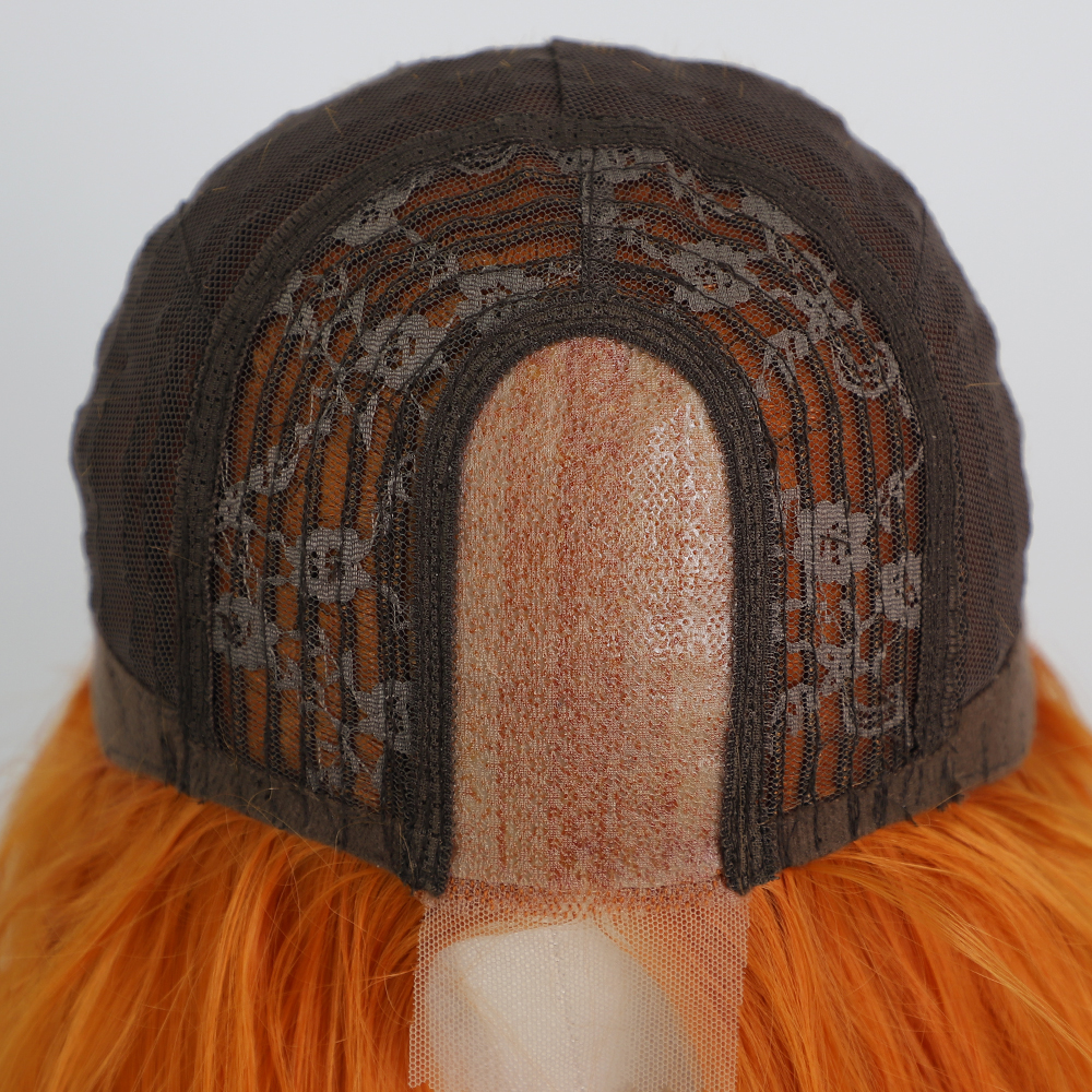 Damenperücke Langes Lockiges Haar Flauschige Wasserkräuselung Perücke Kopfbedeckung Perücken display picture 9
