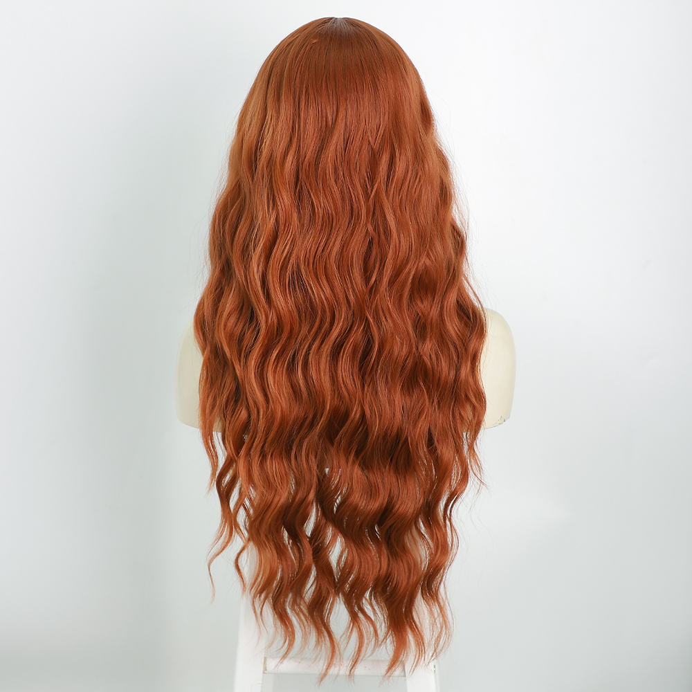 Women's Wig Lace Water Ripple Long Curly Hair Chemical Fiber Headgear display picture 3