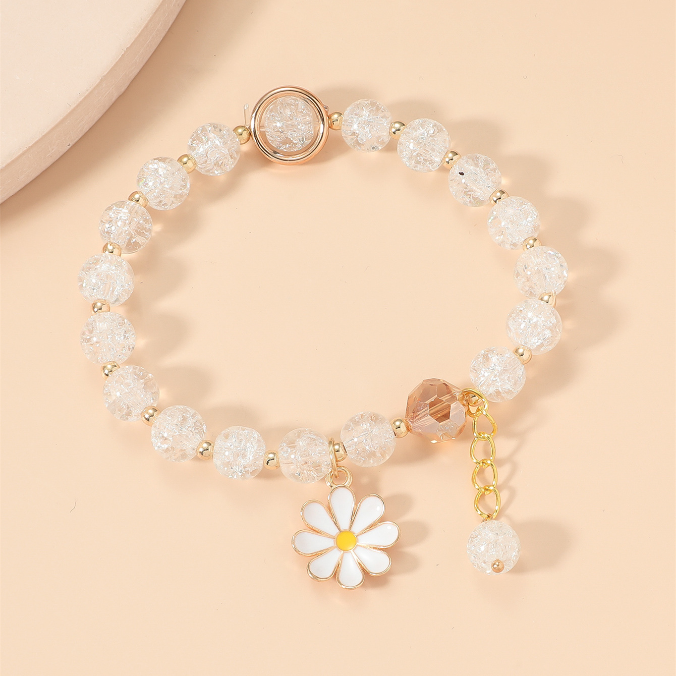 Women&#39;s Fashion Vintage Crystal Daisy Bracelet display picture 2