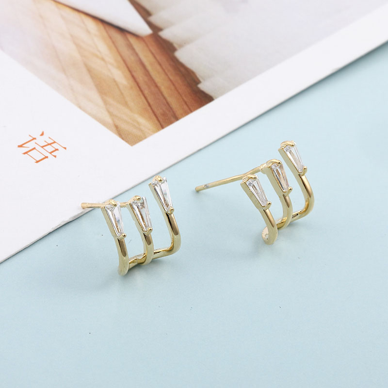 Light Luxury Small Temperament Paw Earrings display picture 1