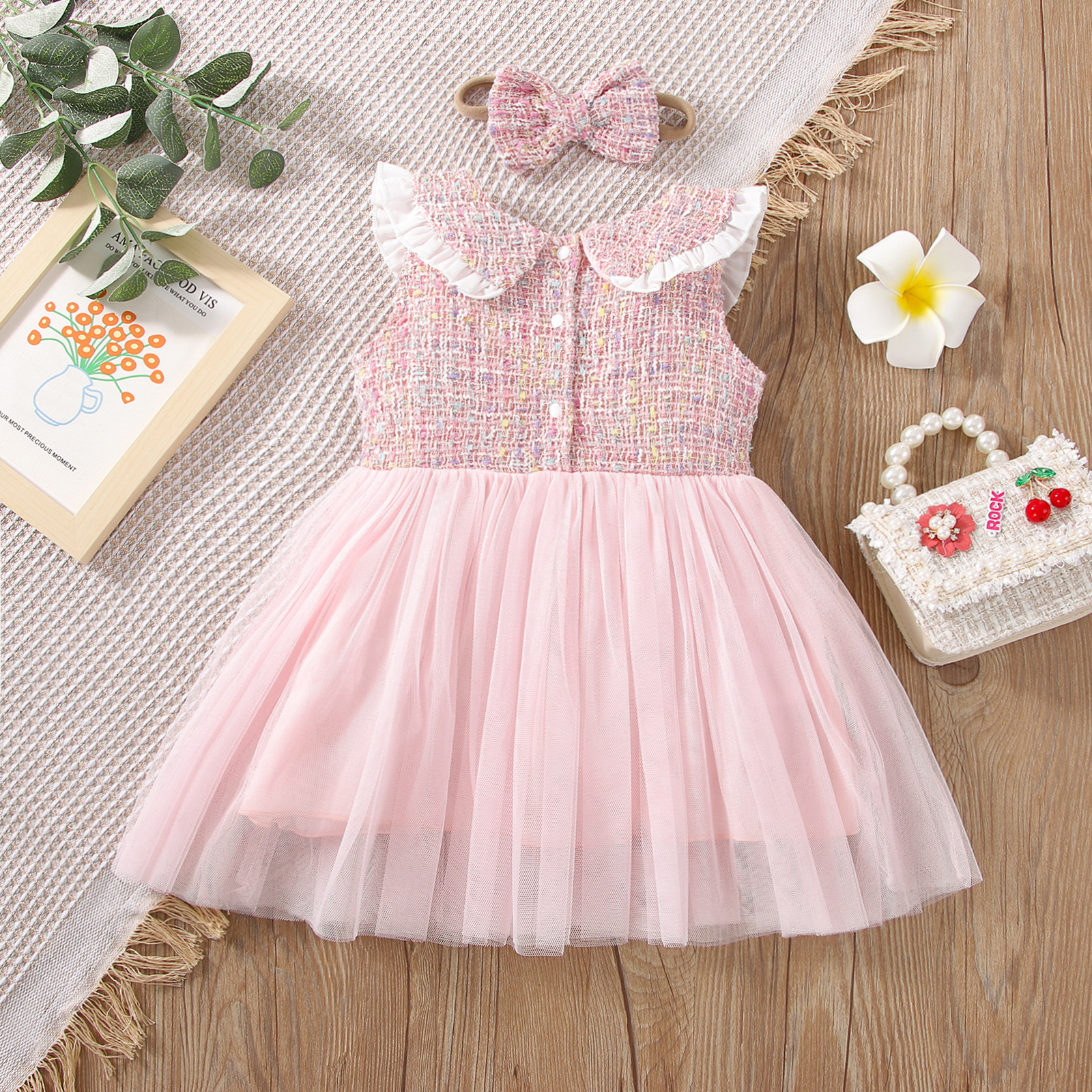 Children's New Little Girl Spring And Autumn Sleeveless Baby Princess Skirt display picture 1