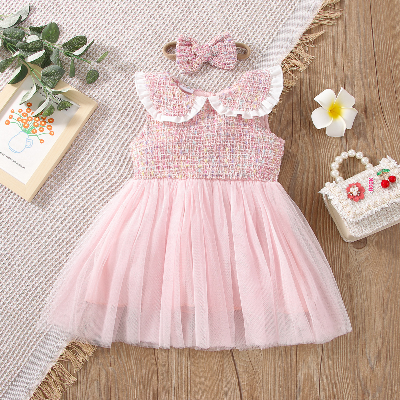 Children's New Little Girl Spring And Autumn Sleeveless Baby Princess Skirt display picture 2