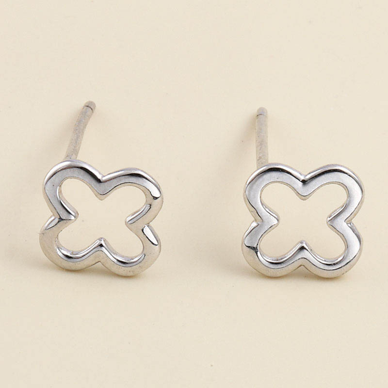 Light Luxury Small 925 Silver Stud Earrings display picture 1