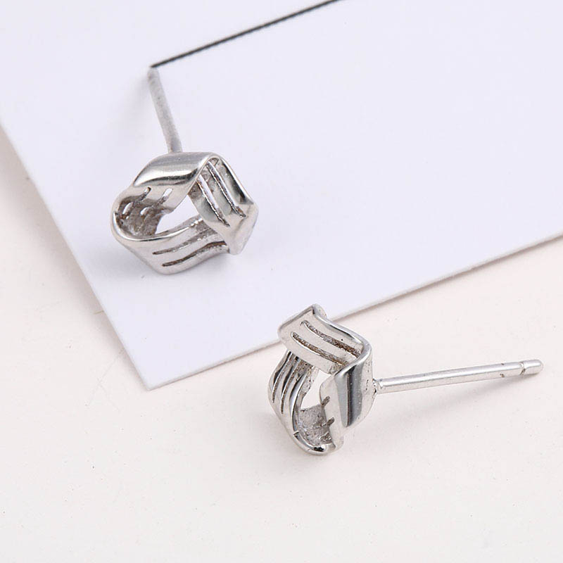 Light Luxury Small Niche 925 Silver Stud Earrings display picture 1