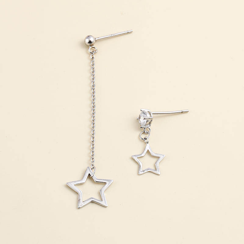 Simple Classic Temperament Niche 925 Silver Earrings display picture 1