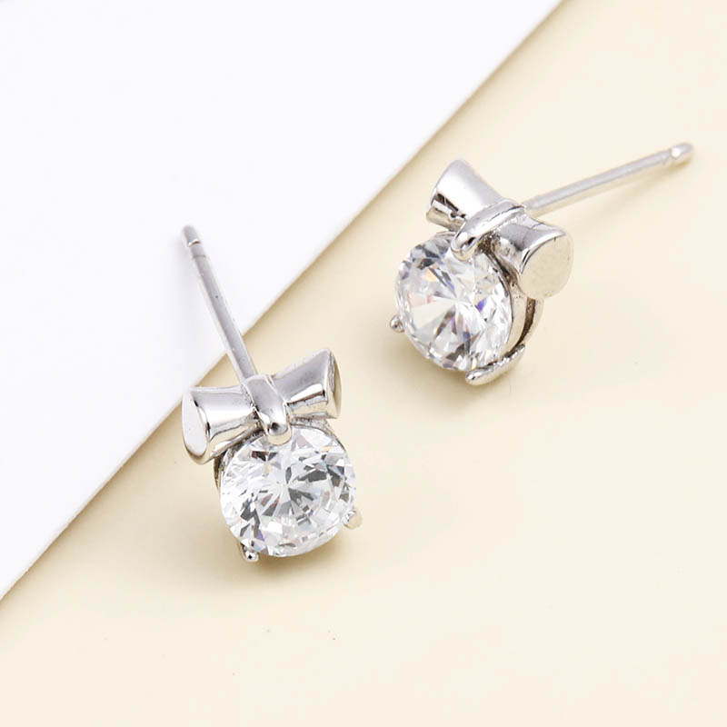 Boucles D'oreilles En Argent 925 Classiques Simples De Niche De Luxe Léger display picture 5