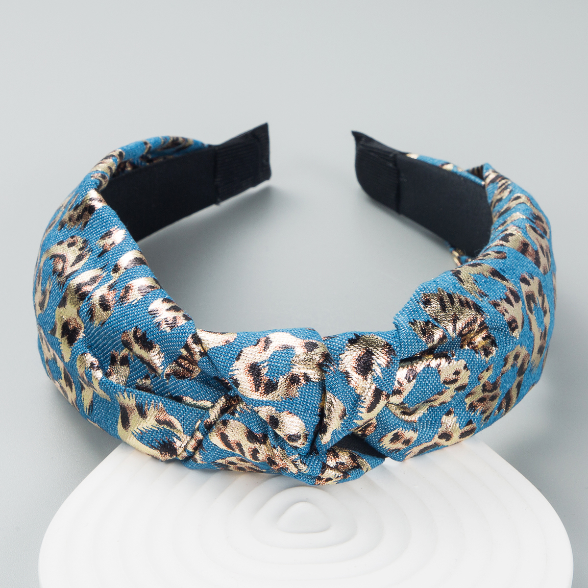 Korean Style Knotted Print Fabric Headband display picture 2