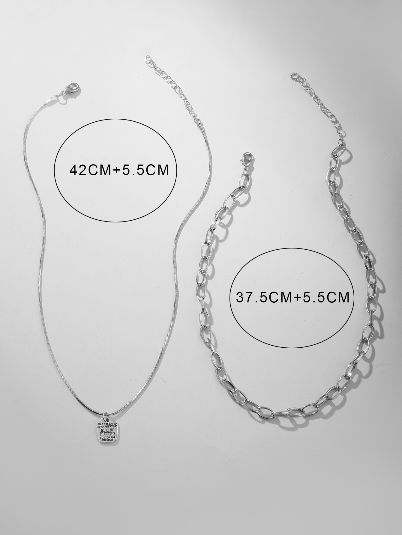 Fashion Multi-layer Square Pendant Necklace display picture 3