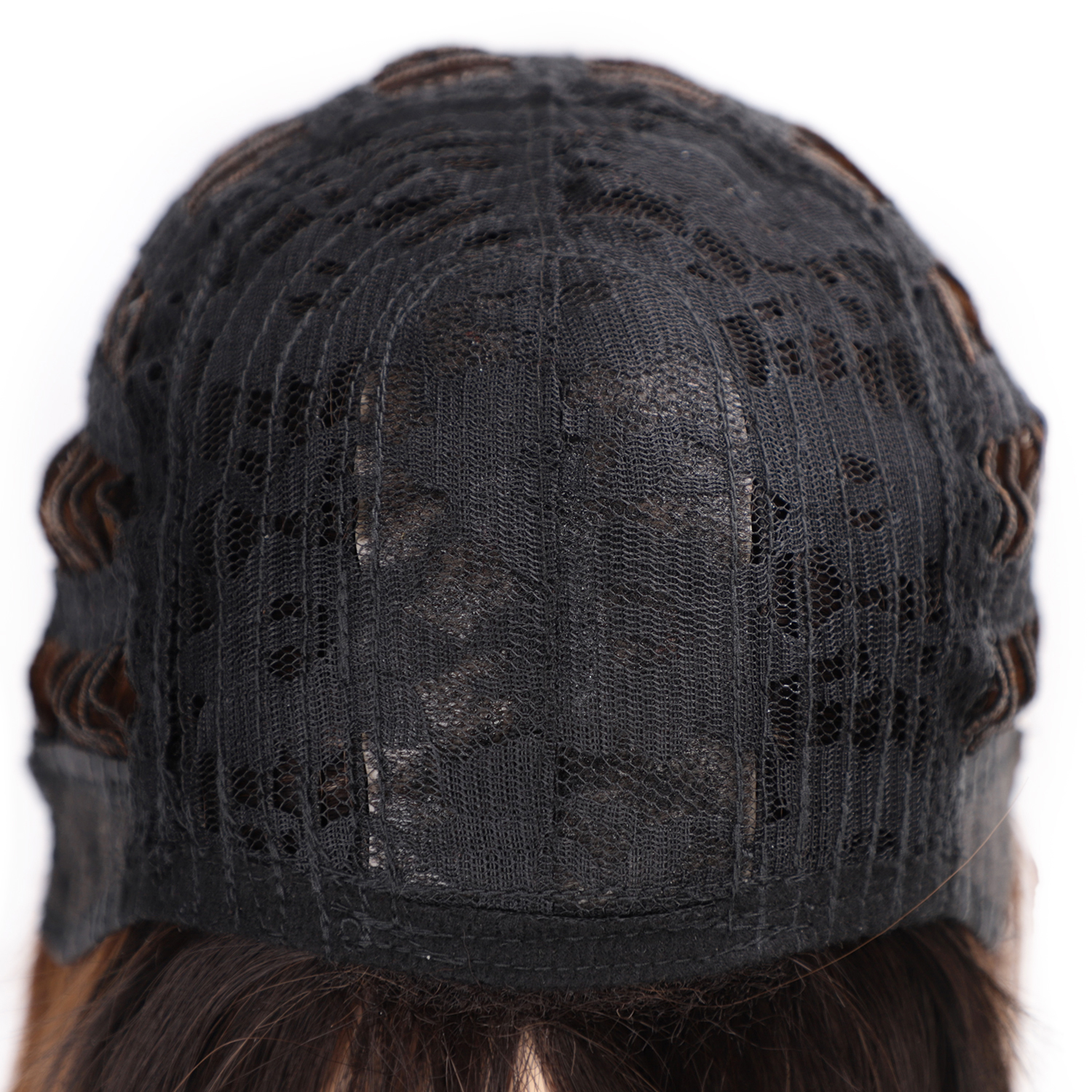European And American Women&#39;s Wigs Qi Liuhai Medium And Long Chemical Fiber Wigs High Temperature Silk Gradient Wigs Headgear display picture 12