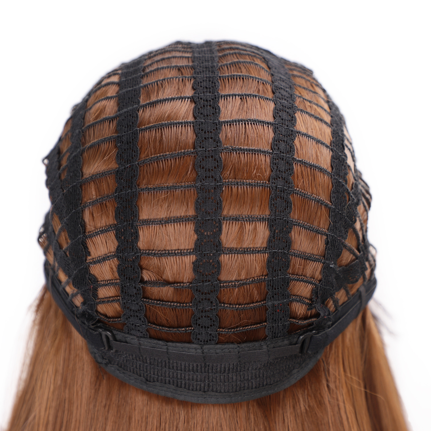 European And American Women&#39;s Wigs Qi Liuhai Medium And Long Chemical Fiber Wigs High Temperature Silk Gradient Wigs Headgear display picture 13