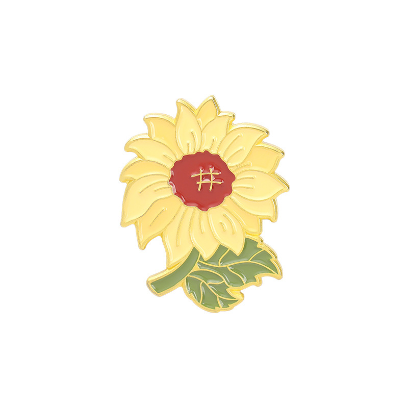 Fashion Flower Alloy Enamel Stoving Varnish Women's Brooches display picture 16