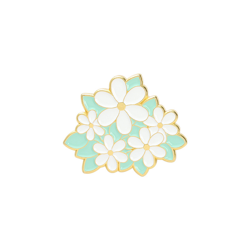 Fashion Flower Alloy Enamel Stoving Varnish Women's Brooches display picture 17