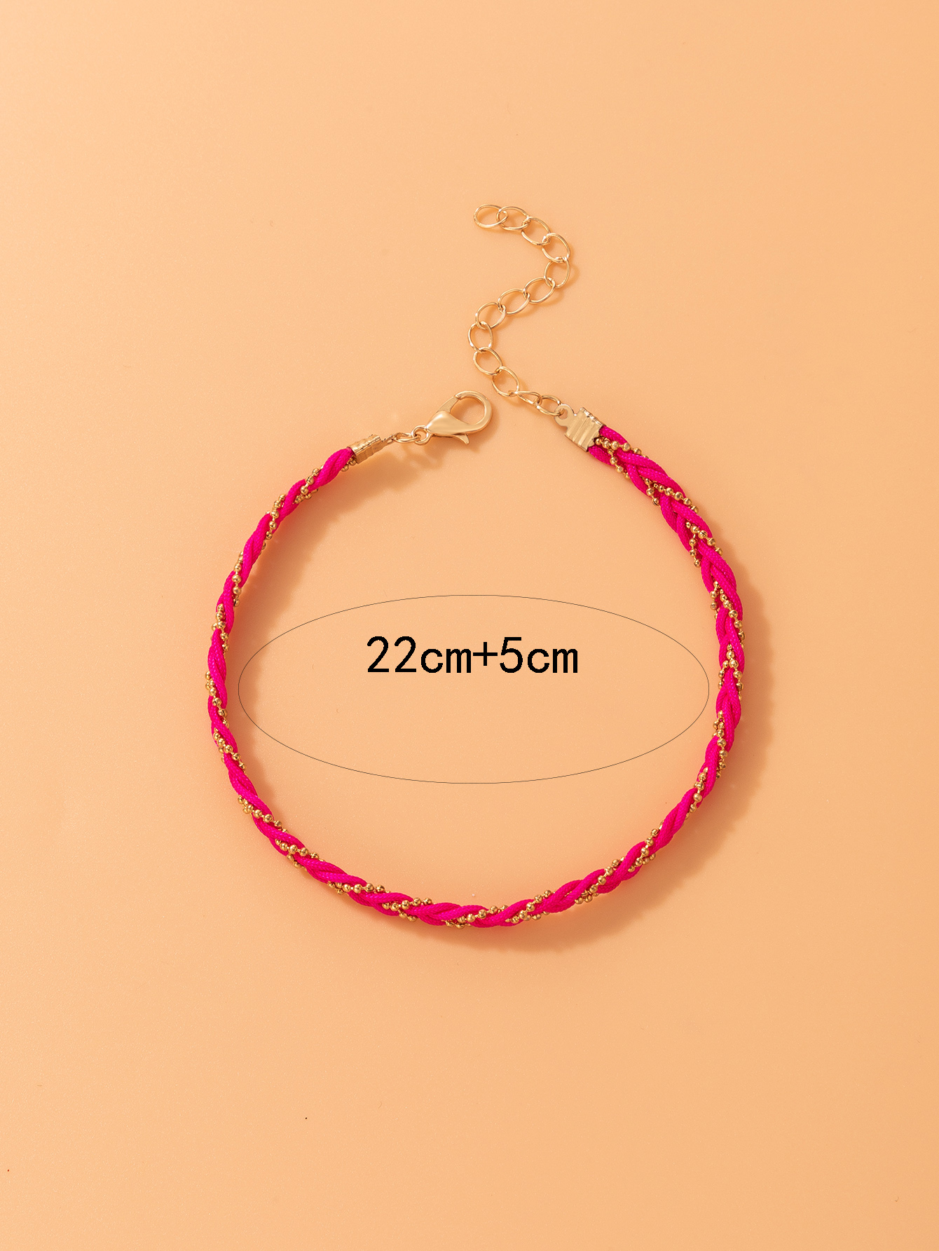 Simple Foot Accessories Bohemian Contrast Color Woven Anklet display picture 1