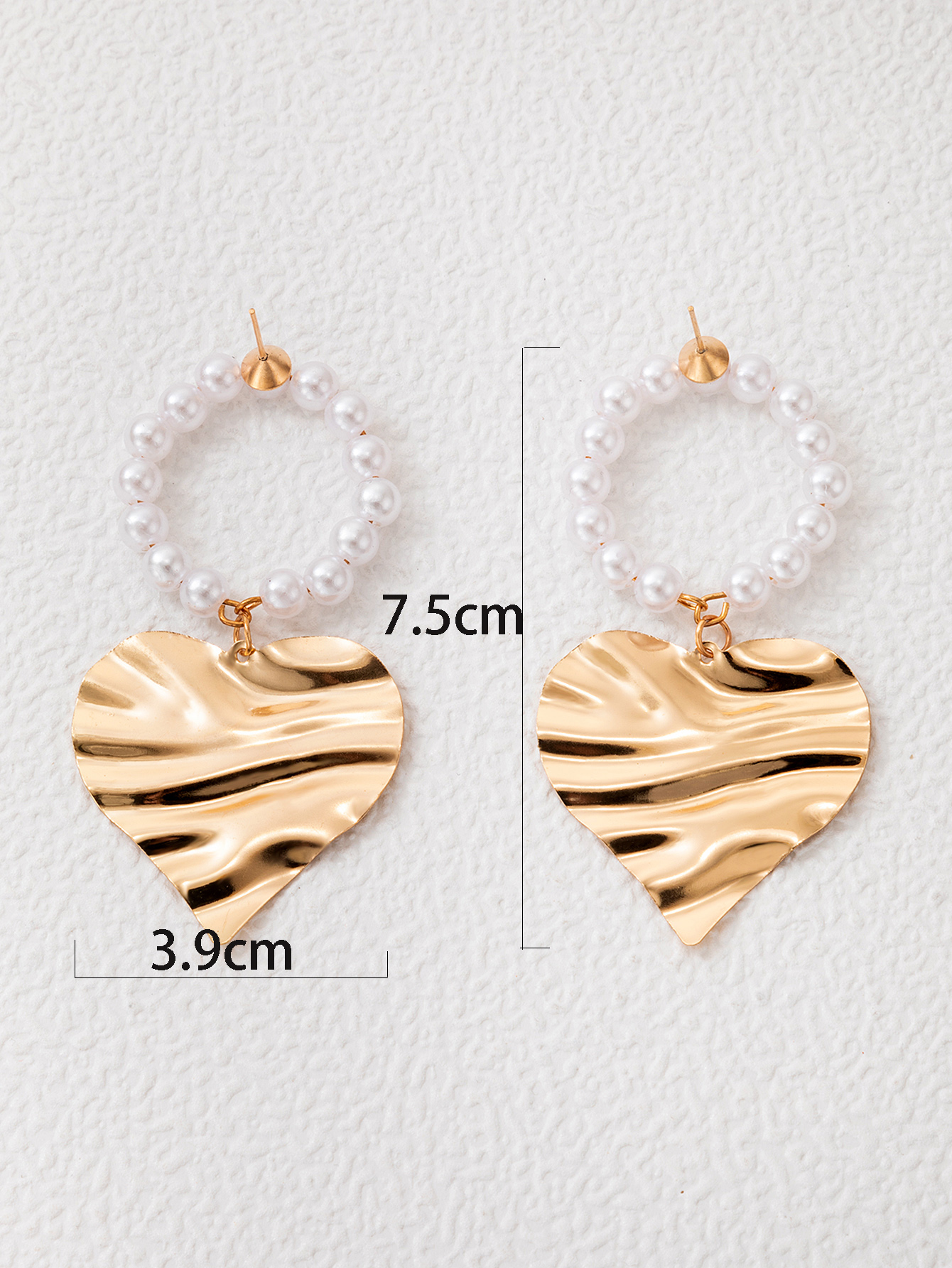 New Korean Fashion Geometric Pearl Long Tassel Alloy Earrings display picture 10