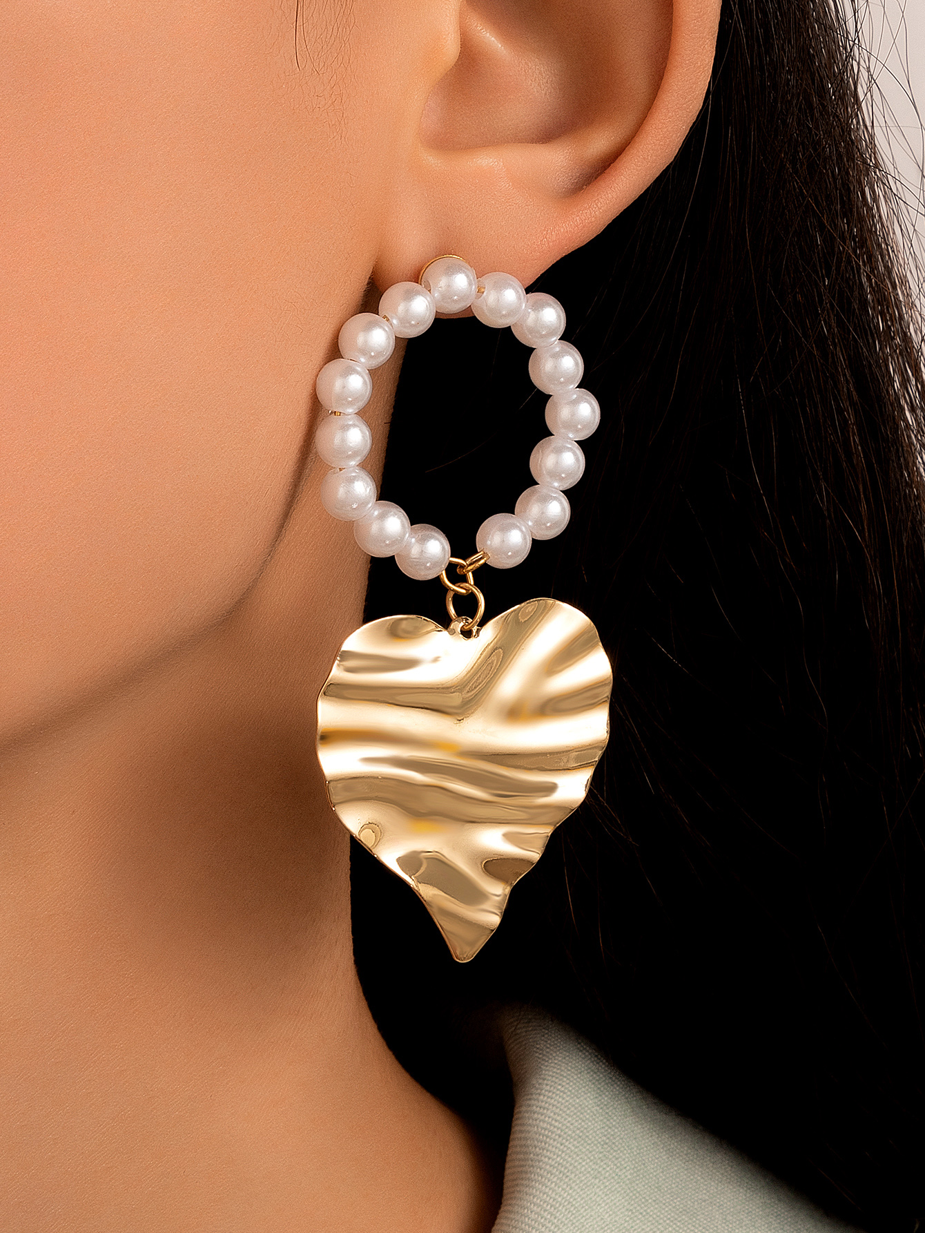 Nouvelles Boucles D&#39;oreilles En Alliage De Perles Géométriques À La Mode Coréenne display picture 11