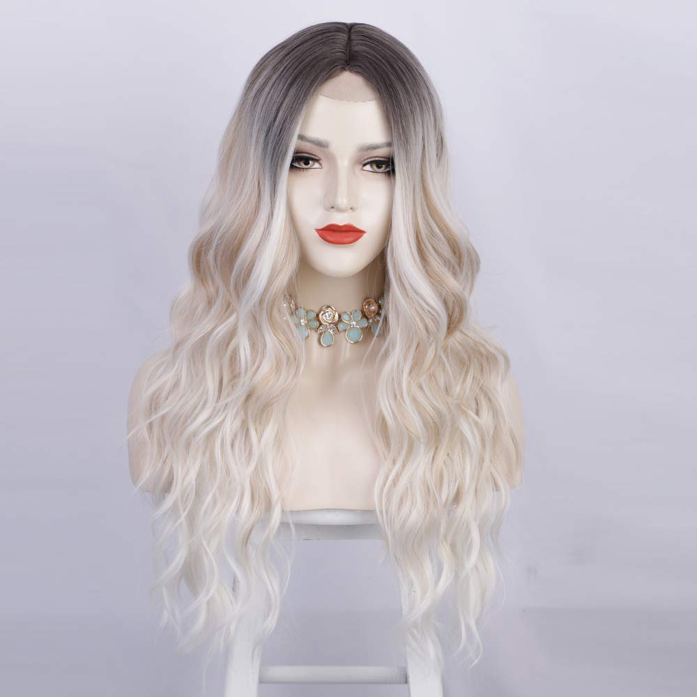 Fashion Long Curly Big Wave Chemical Fiber Headgear Wig display picture 2