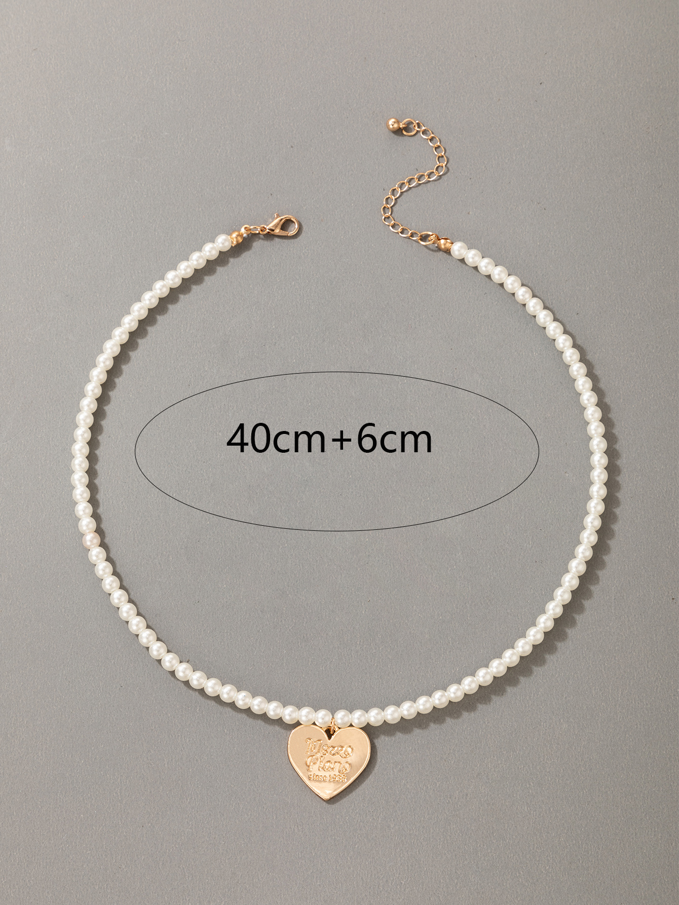 Korean Peach Heart Butterfly Pendant Pearl Alloy Starfish Shell Clavicle Chain display picture 5