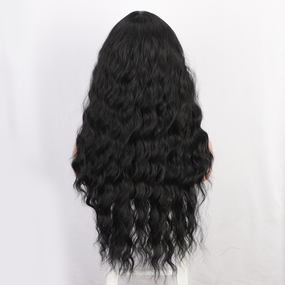 Women's Lace Small Water Ripple Middle Differentiation Fiber Wigs display picture 3