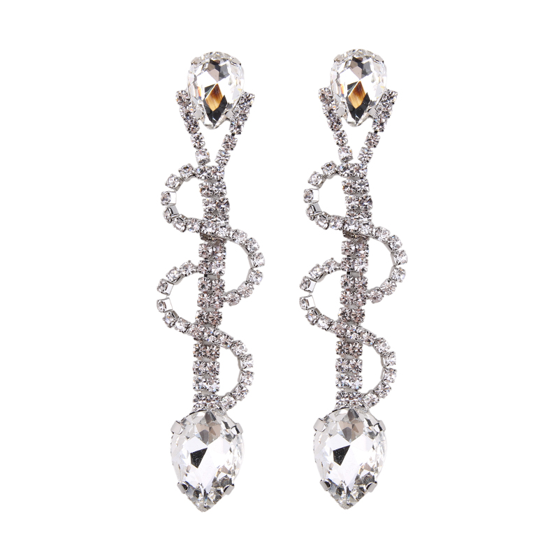 Boucles D&#39;oreilles En Résine Créative Accessoires De Bijoux En Alliage Boucles D&#39;oreilles En Diamant Nhjq189111 display picture 6