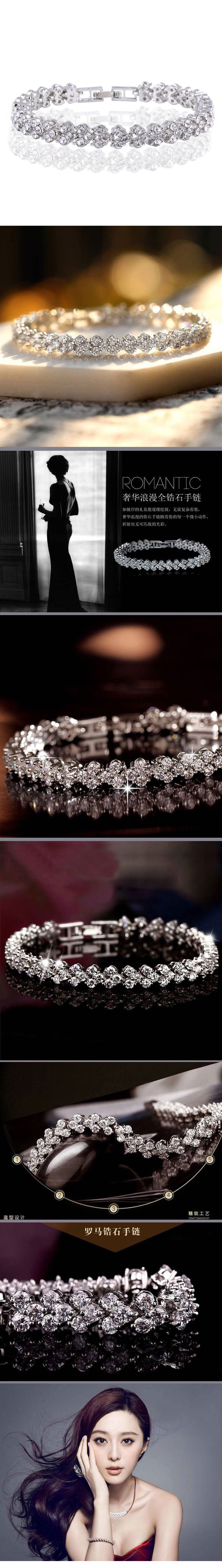 Mode Coréenne Exquis Luxe Romantique Zircon Simple Bracelet Féminin Nhsc191234 display picture 1