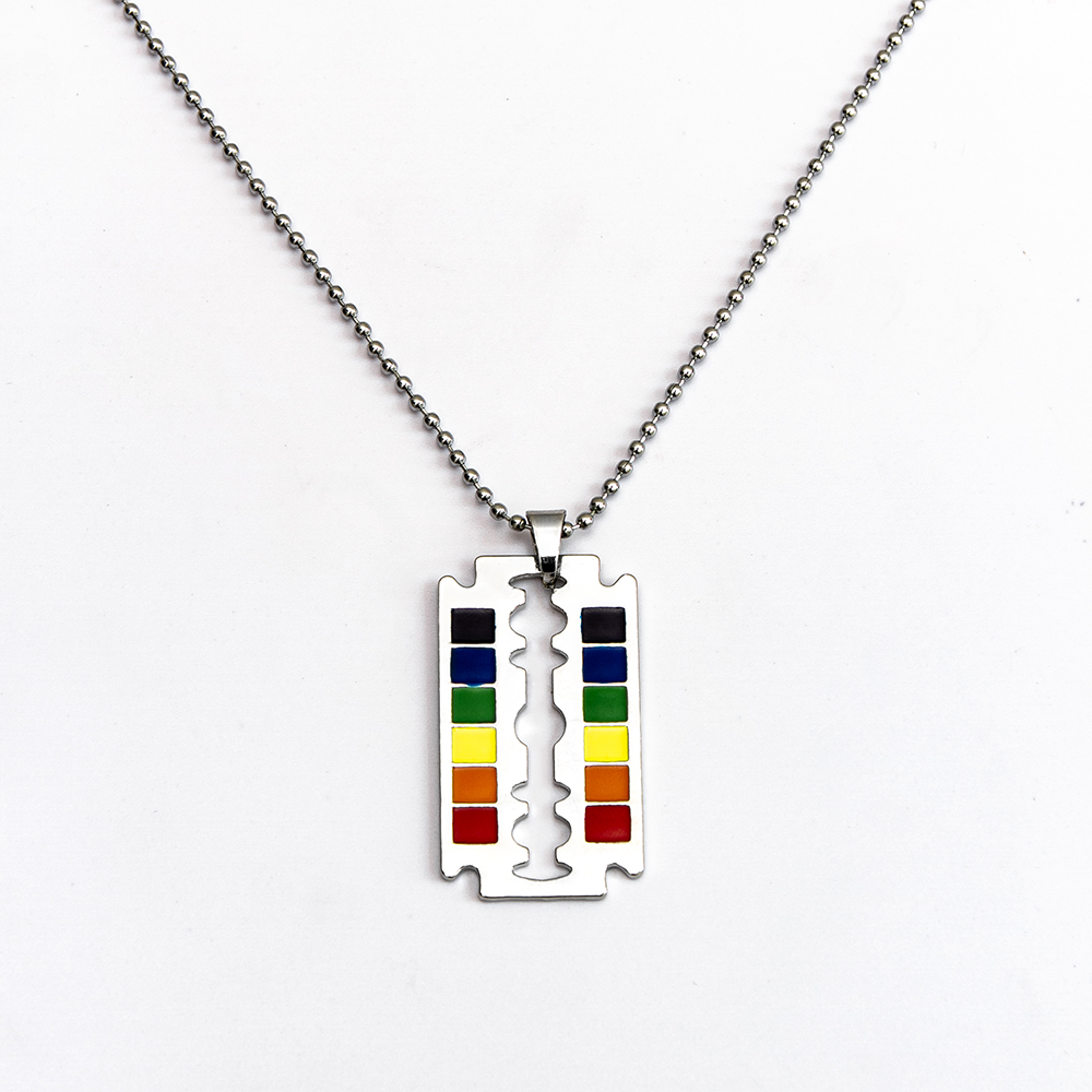 Fashion Alloy Rainbow Army-style Necklace display picture 2