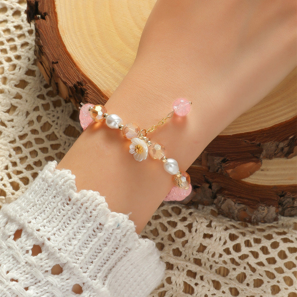 Natural Gas Crystal Bracelet Female Korean Series All-match Super Fairy Bracelet Accessories display picture 1