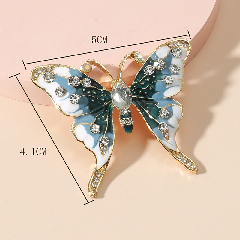 Elegant Classical Romantic Butterfly Alloy Plating No Inlaid Women's Brooches 1 Piece display picture 2