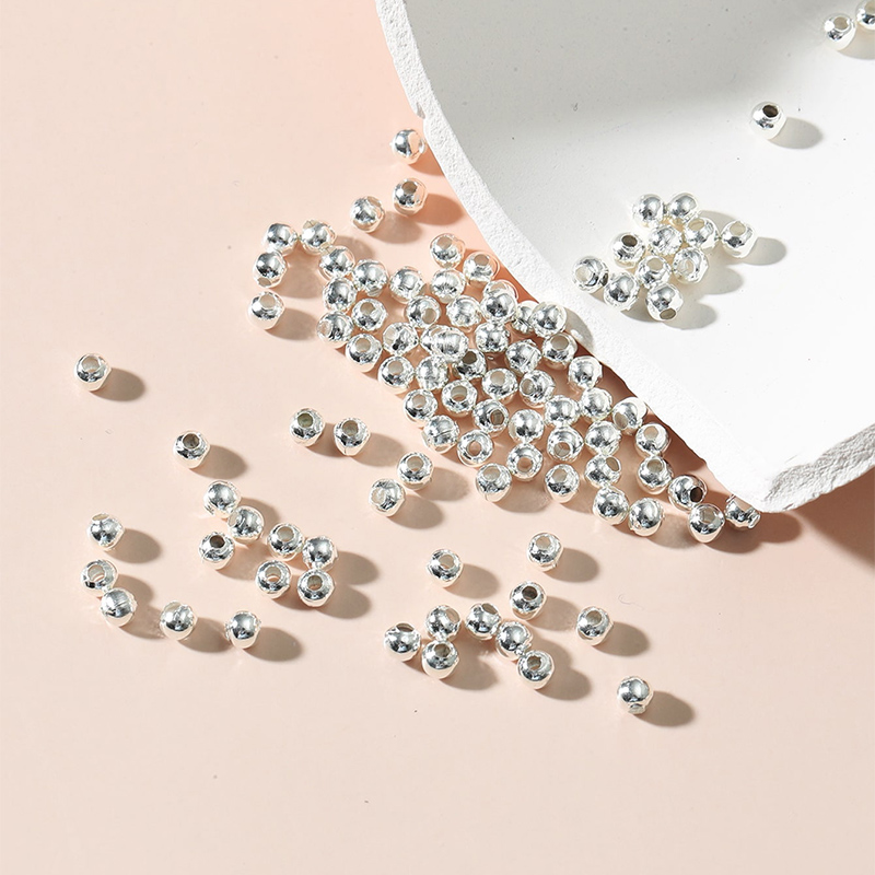 Mode Beliebte Ornament Grund Zubehör Metall Perlen 1 Packung (100 Pcs) display picture 6
