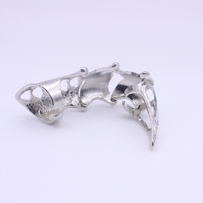 European And American Foreign Trade Fashion Exaggerated Ring Hot Sale At  Popular Punk Nail Multi-joint Opening Ring Ring display picture 4