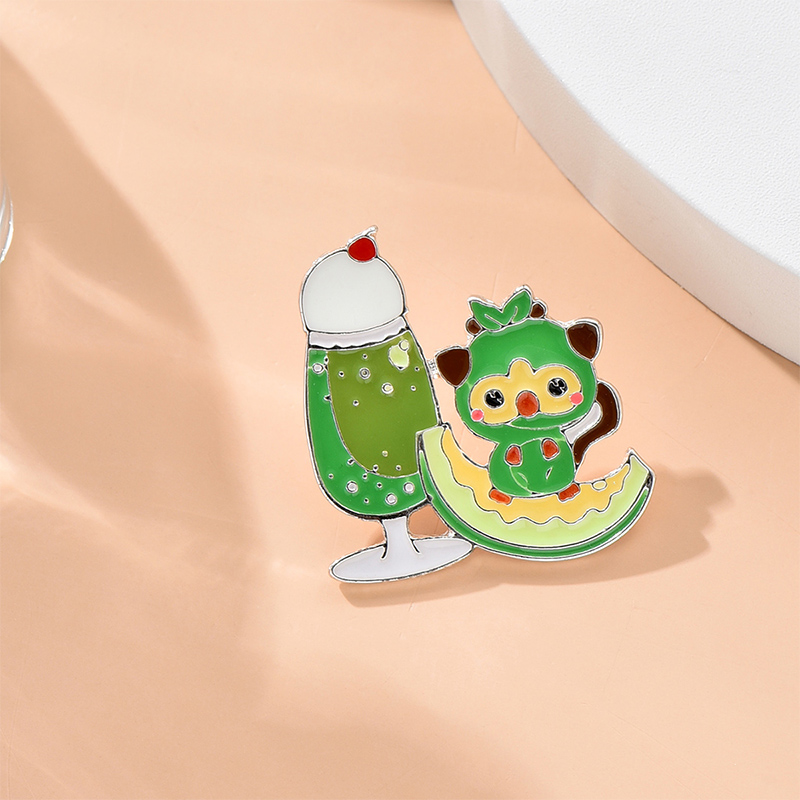 New Japanese And Korean Soft And Adorable Little Monster Creative Cartoon Brooch Girl Clothes Accessories Ins Fashion display picture 2