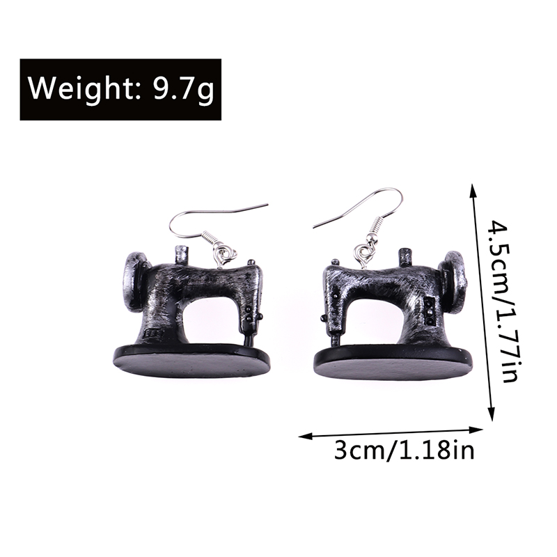 Fashion Old Object Telephone Tv Iron Radio Retro Earring Jewelry Wholesale display picture 1