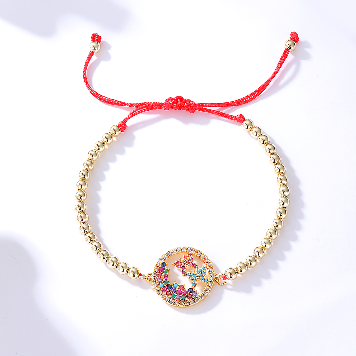 New Fashion Ornament Copper Material Electroplated 18k Gold Bracelet Wrist String display picture 3