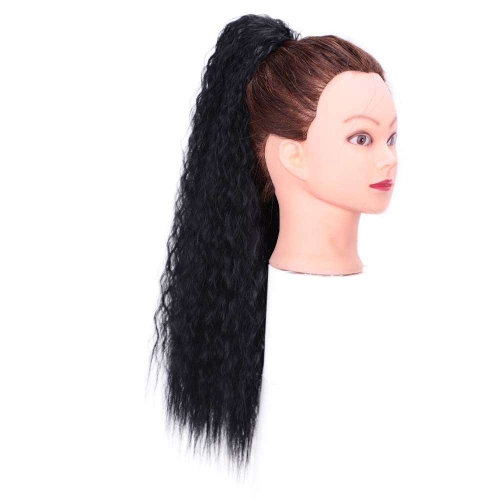 Synthetic Wig Long Curly Invisible Hair Buds Ponytail Extensions display picture 3