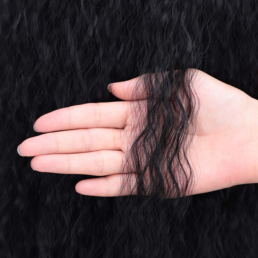 Perruque Synthétique Longs Bouclés Invisible Cheveux Bourgeons Queue De Cheval Extensions display picture 4