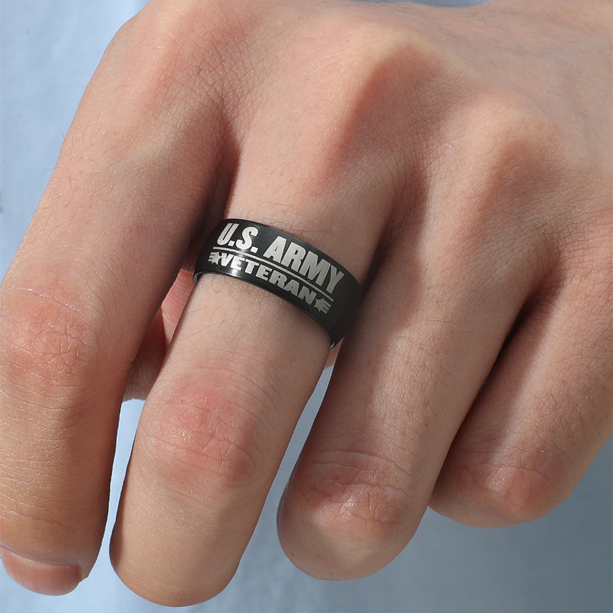 European And American Fashion Trendy Punk Personalized Air Ring display picture 2
