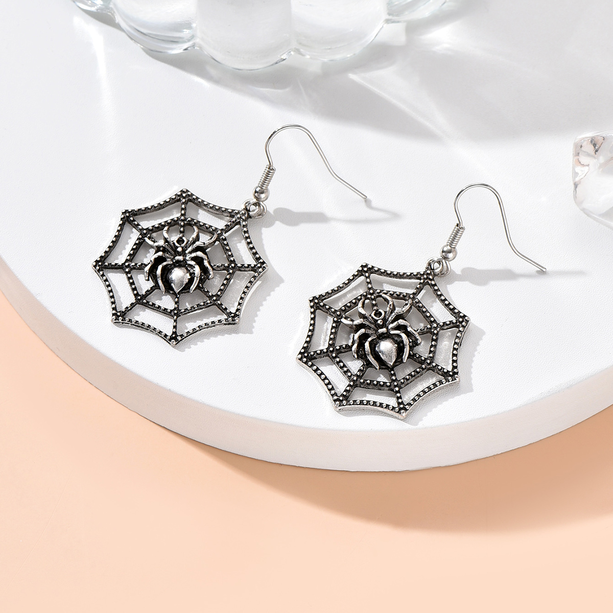 Fashion Dark Spider Halloween Accessories Alloy Stud Earrings display picture 3