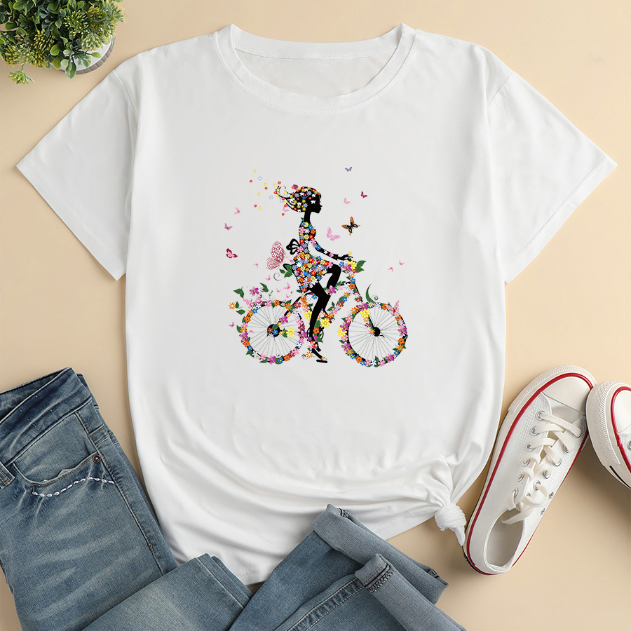 Women's T-shirts Cute display picture 1